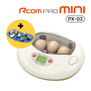 Rcom Pro PX03 Compact Bird Egg Incubator Hatcher and Small Egg Tray: Streamlined & Automated Hatching for Educators and Avian Enthusiasts