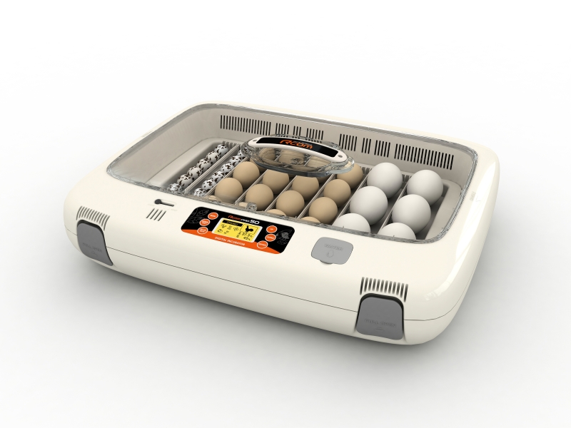 Rcom PX50 Incubator: The Pinnacle of Precision Hatching with three molded egg trays