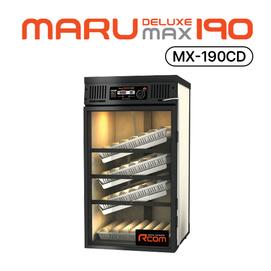 Rcom Maru Deluxe MX190CD Bird Egg Incubator Hatcher with universal egg baskets: Digital Automatic Hatching Excellence for Bird Breeding Professionals