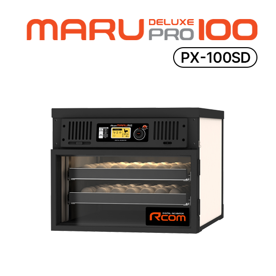 Rcom Maru PX100SD Deluxe Bird Egg Incubator Hatcher with universal egg trays: Automated Precision for Elite Hatching Performance