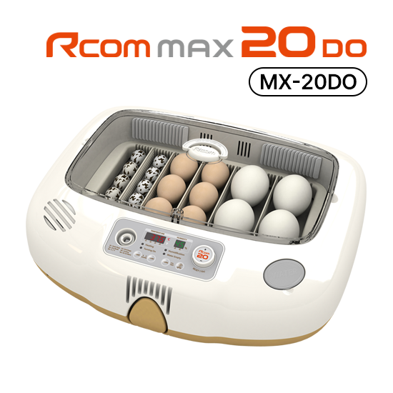 Rcom Max MX20DO Compact Bird Egg Incubator Hatcher | Automated Efficiency and Superior Design